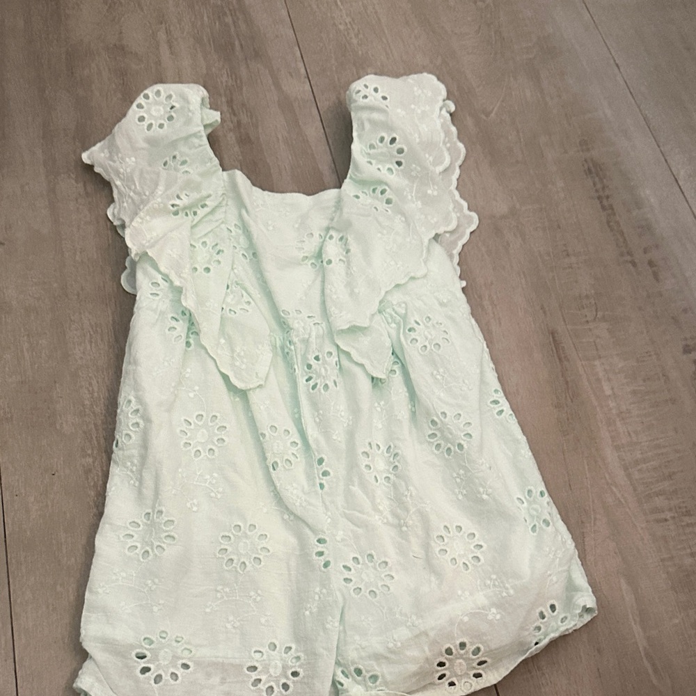 Zara Kids Casual Dress in Light Mint